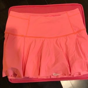 Pink lululemon tennis skirt